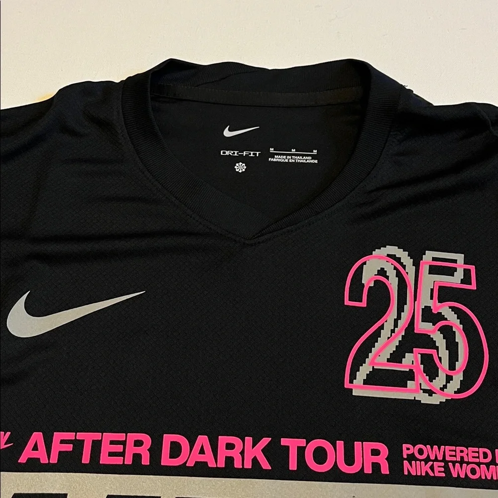 Nike After Dark Tour Dri-FIT soccer  Running Jersey black pink  Women’s M $75